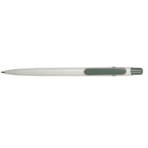 Guľôčkové pero Bravo - biela - sivá