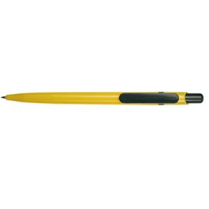 Guľôčkové pero Bravo - žltá - čierna