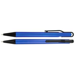 Guľôčkové pero Dantes - modrá - čierna