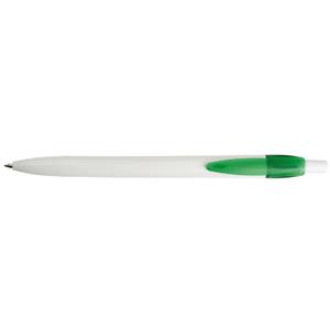 Guľôčkové pero Elmo - biela - zelená