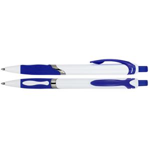 Guľôčkové pero Fedora - biela - modrá