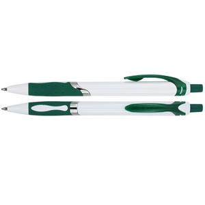 Guľôčkové pero Fedora - biela - zelená