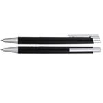 Guľôčkové pero gera - čierna - strieborná