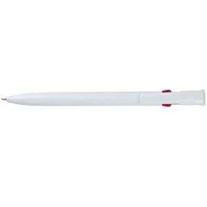 Guľôčkové pero Hirta - biela - červená
