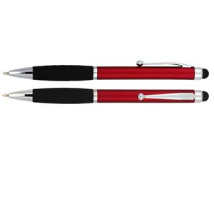 Guľôčkové pero Izzie - červená - čierna