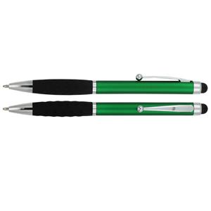 Guľôčkové pero Izzie - zelená - čierna