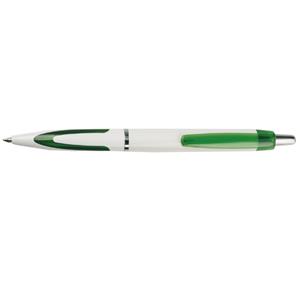 Guľôčkové pero Nomand - biela - zelená
