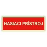 Hasiaci prístroj - fotoluminiscenčná tabuľka, plast 2 mm s dierkami 150x50 mm