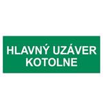 Hlavný uzáver kotolne, plast 2mm s dierkami-210x80mm