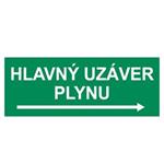 Hlavný uzáver plynu vpravo, plast 2mm s dierkami-210x80mm