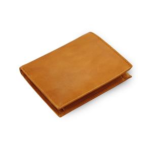 Hnedá pánska kožená peňaženka - dokladovka