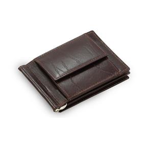 Hnedá pánska kožená peňaženka - dolarovka