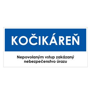 Kočikáreň, modrá, plast 1mm,190x90mm