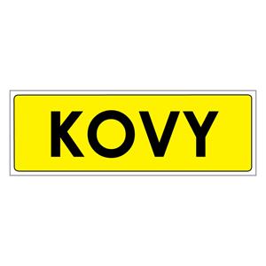 KOVY, Samolepka 290x100 mm