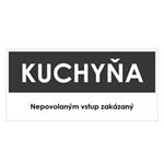 Kuchyňa, šedá, plast 1mm,190x90mm