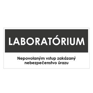 Laboratórium, šedá, plast 1mm,190x90mm