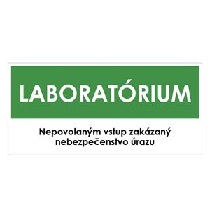 Laboratórium, zelená, plast 2mm,190x90mm
