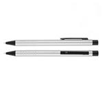 Luxusné kovové guličkové pero Kassia - šedá