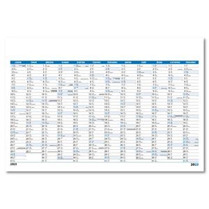 Mapový plagát 2023 - modrá