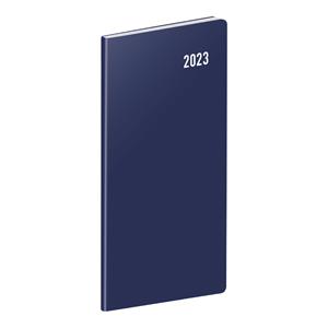 Mesačný diár 2023 plánovacie vreckový - Modrá CZ