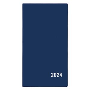 Mesačný diár 2024 Františka PVC vreckový - Modrá
