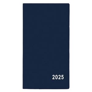 Mesačný diár 2025 Františka PVC vreckový - modrá
