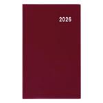 Mesačný diár 2026 Diana PVC vreckový - bordó