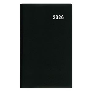 Mesačný diár 2026 Diana PVC vreckový - čierna