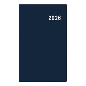 Mesačný diár 2026 Marika PVC vreckový-modrá