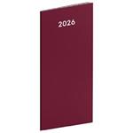 Mesačný diár 2026 plánovací vreckový - Vínová