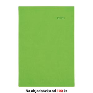 Mesačný diár 2026 s poznámkovým blokom Viva A5 - zelená