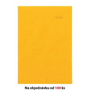 Mesačný diár 2026 s poznámkovým blokom Viva A5 - žltá