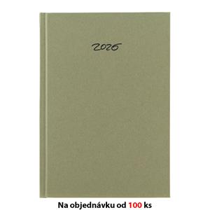 Mesačný diár 2026 slovenský s poznámkovým blokom Eko A5 - konope