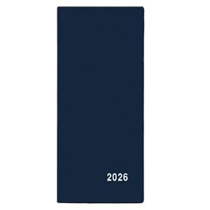 Mesačný diár 2026 Xenie PVC vreckový-modrá