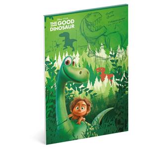 Náčrtník Hodný dinosaurus, A4, 50 listov, nelinajkový