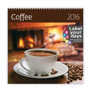 Nástenný kalendár 2016 Coffee