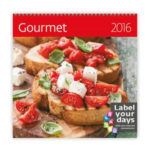 Nástenný kalendár 2016 Gourmet