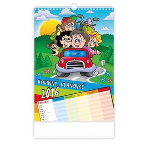 Nástenný kalendár 2016 Rodinný plánovač "D"