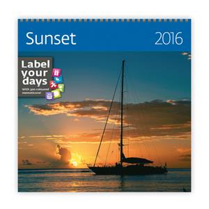 Nástenný kalendár 2016 Sunset