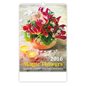 Nástenný kalendár 2016 Živé kvety - Magic Flowers