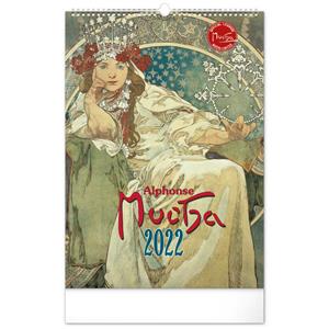 Nástenný kalendár 2022 Alfons Mucha
