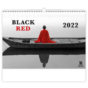Nástenný kalendár 2022 - Black Red