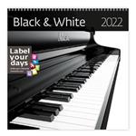 Nástenný kalendár 2022 - Black & White