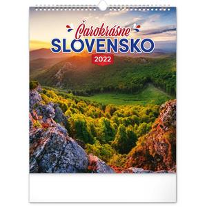 Nástenný kalendár 2022 Čarokrásne Slovensko SK