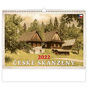 Nástenný kalendár 2022 - České skanzeny