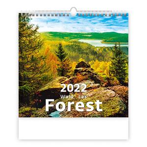 Nástenný kalendár 2022 - Forest/Wald/Les