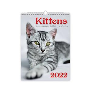 Nástenný kalendár 2022 - Kittens/Katzenbabys/Koťátka/Mačičky