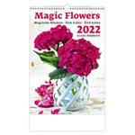 Nástenný kalendár 2022 - Magic Flowers/Magische Blumen/Živé květy