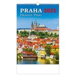 Nástenný kalendár 2022 - Praha/Prague/Prag