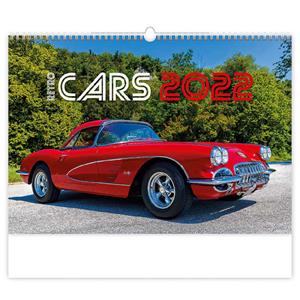 Nástenný kalendár 2022 - Retro Cars